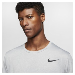Nike Pro Short-Sleeve Top Smoke Grey-Lt Smoke Grey-Htr-Black