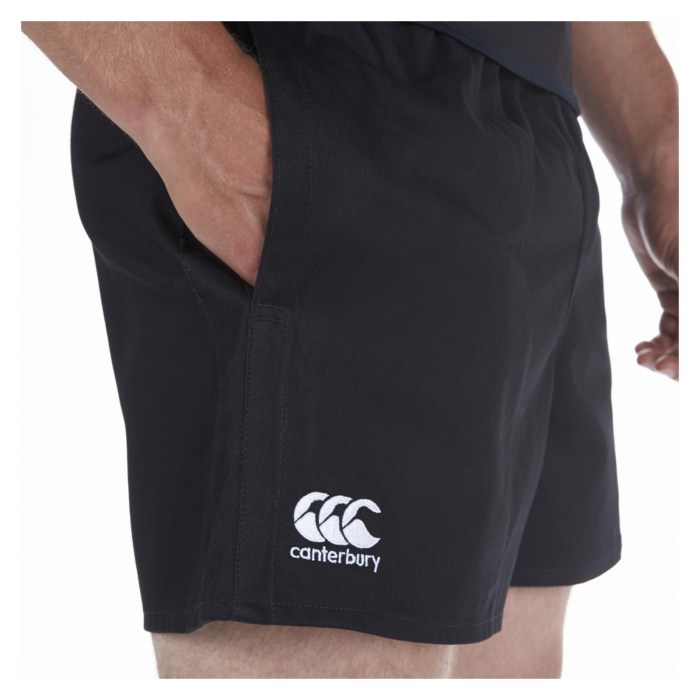 Canterbury Professional Polyester Rugby Short Black-4