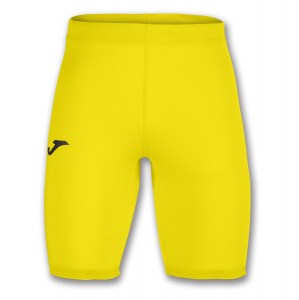 Joma Brama Academy Baselayer Shorts Yellow