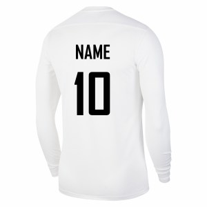Nike Park VII Dri-FIT Long Sleeve Football Shirt White-Black