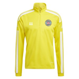 Adidas Squadra 21 Midlayer Training Top Team Yellow-White