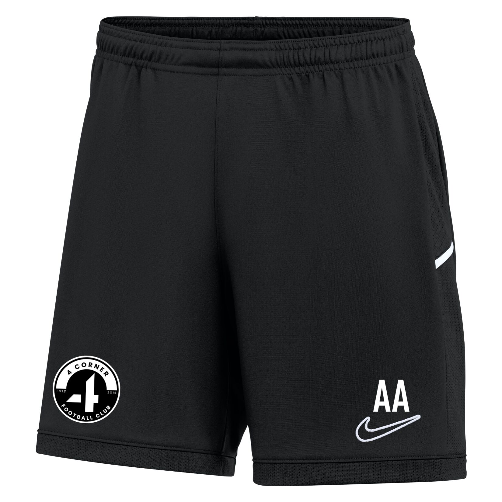 Nike Dri-FIT Academy 25 Shorts (W) - Black/Black/White