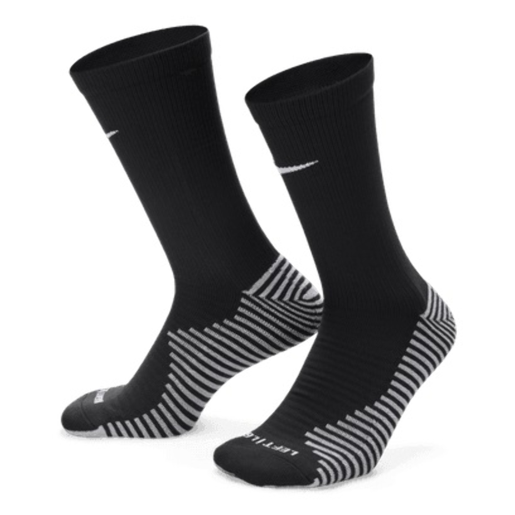 Nike Dri-FIT Strike Crew Socks - Black/White
