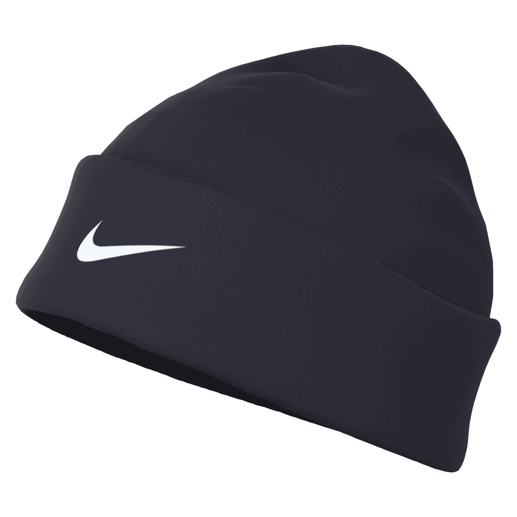Nike Peak Dri-FIT Standard Cuff Beanie - Obsidian/White