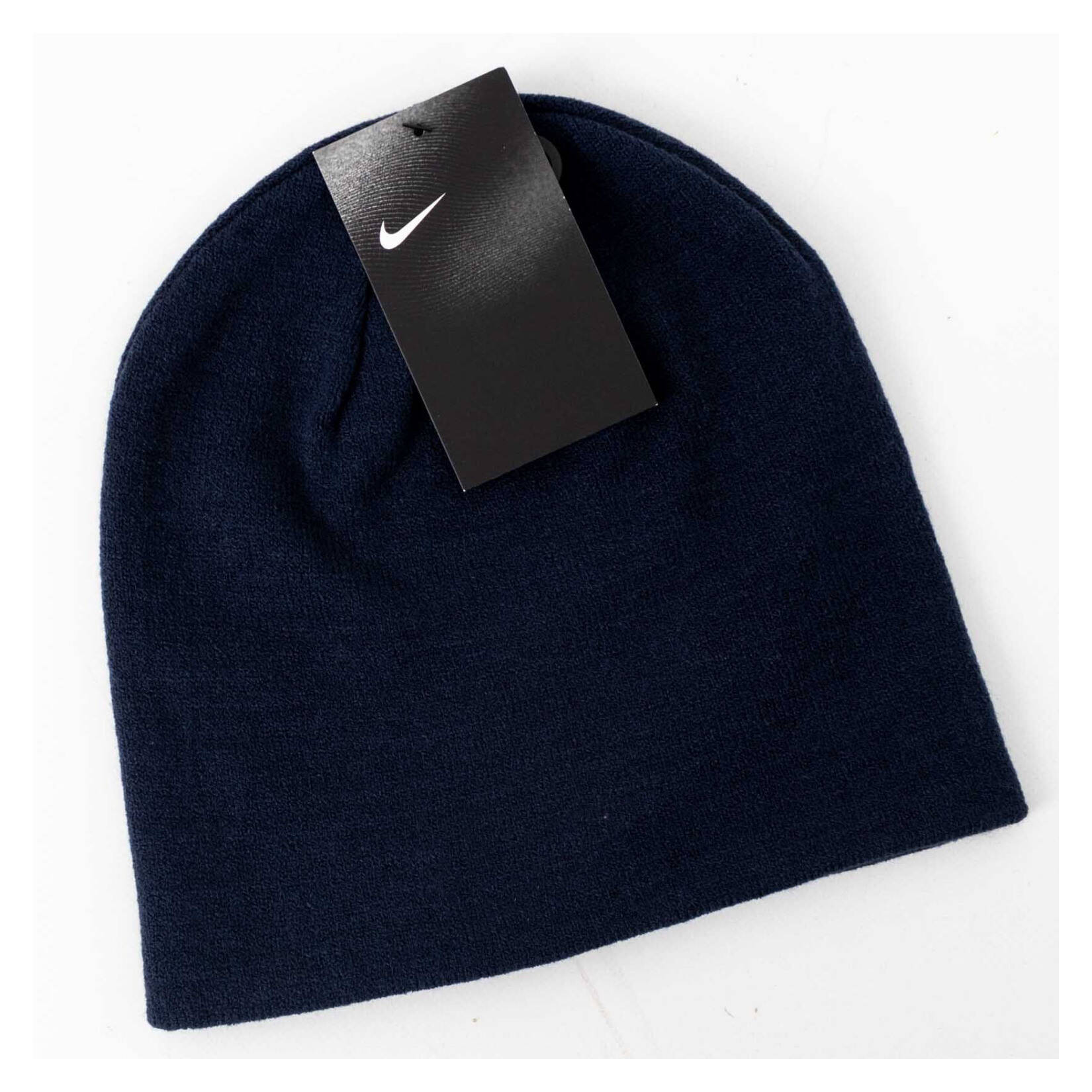 Zelus-Nike Swoosh Beanie - Navy