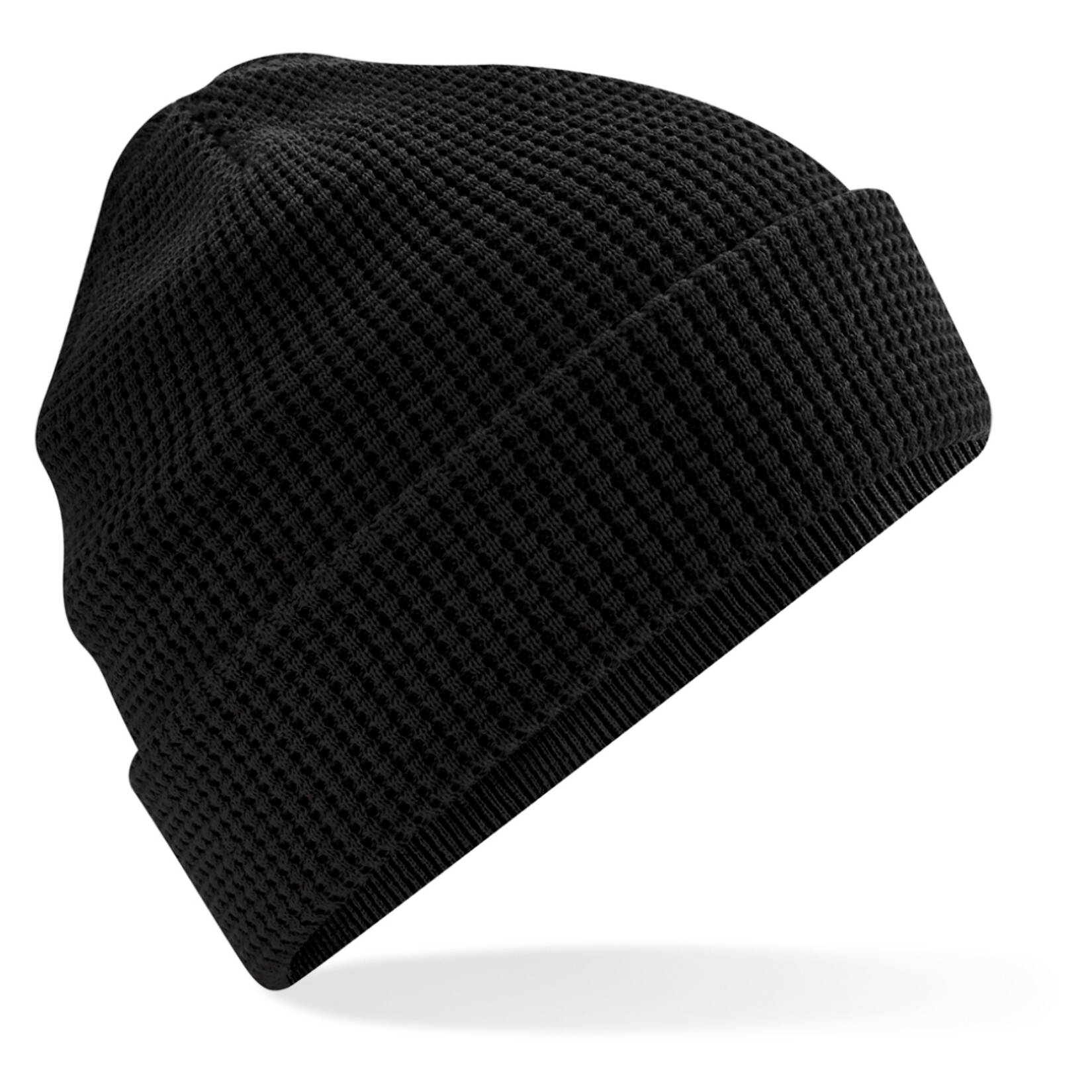 Ralawise Organic Cotton Waffle Beanie - Black