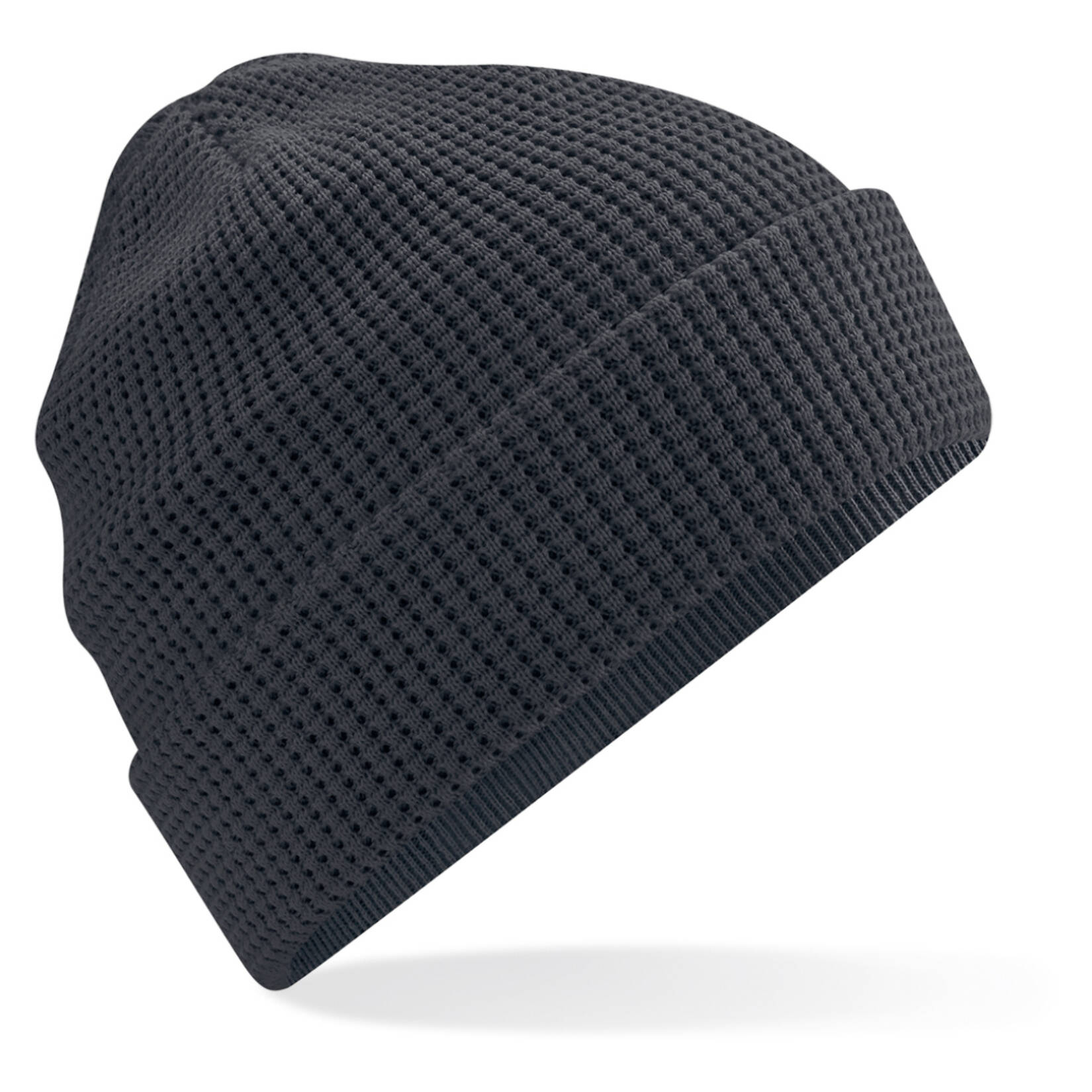 Ralawise Organic Cotton Waffle Beanie - Graphite Grey