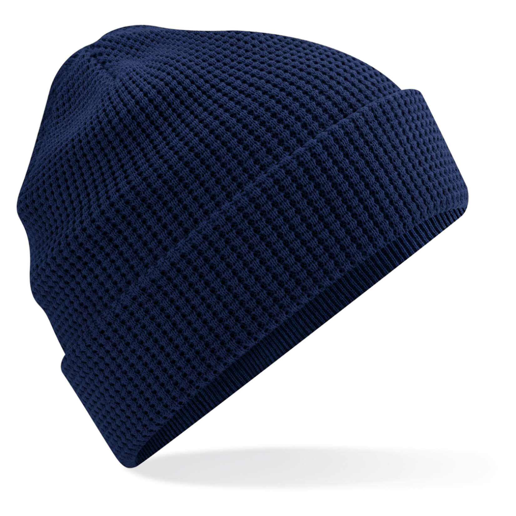 Ralawise Organic Cotton Waffle Beanie - Oxford Navy