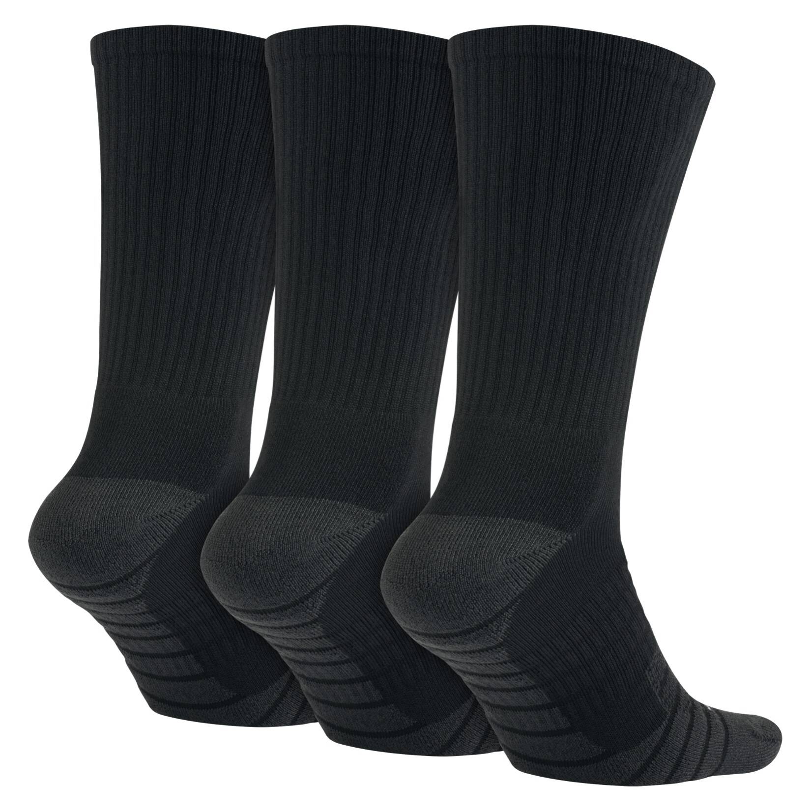 Nike Dry Cushion Crew Training Sock (3 Pair) - Black/Anthracite/White