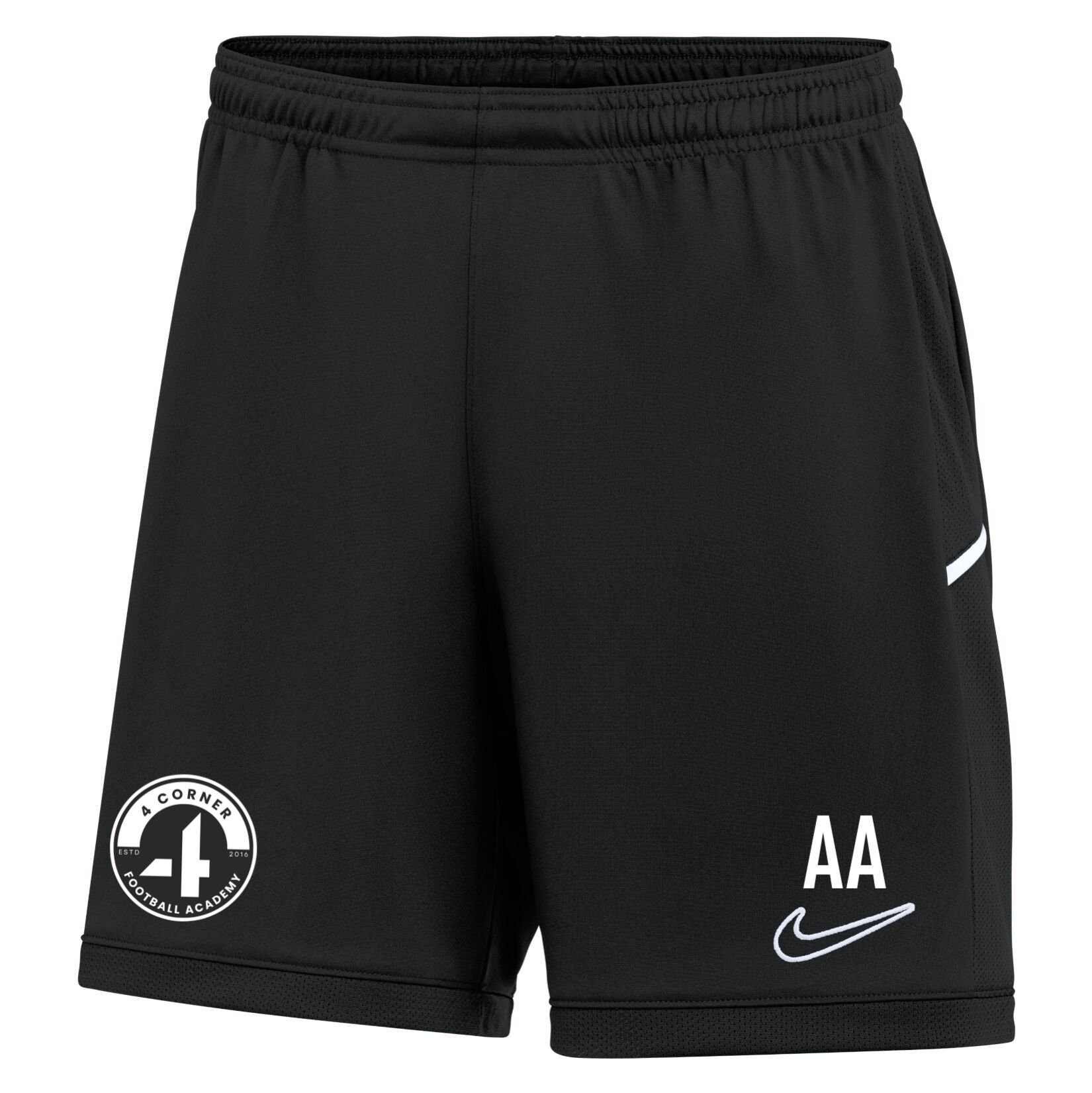 Nike Dri-FIT Academy 25 Shorts (W) - Black/Black/White