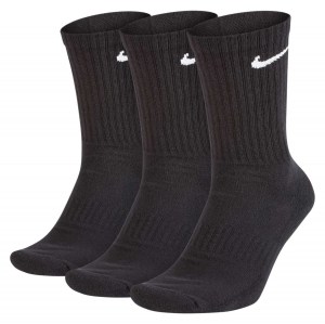 Nike Everyday Cushion Crew - 3 Pack - Black/White