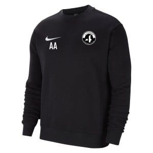 Nike Team Club 20 Fleece Crew Sweatshirt - Black/White/White