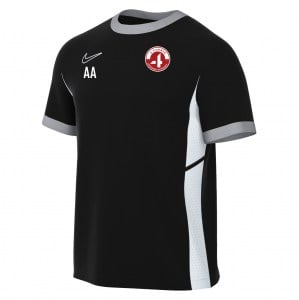Nike Academy 25 Short-Sleeve Training Top - Black/White/White