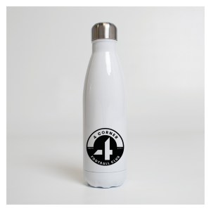 Kitlocker-Merchandise Premium Steel Water Bottle - White