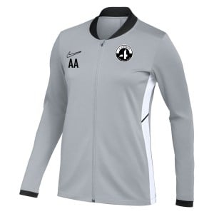 Nike Dri-FIT Academy 25 Knit Track Jacket (W) - Wolf Grey/Black/White