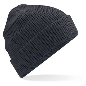 Ralawise Organic Cotton Waffle Beanie - Graphite Grey