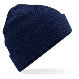 Ralawise Organic Cotton Waffle Beanie - Oxford Navy