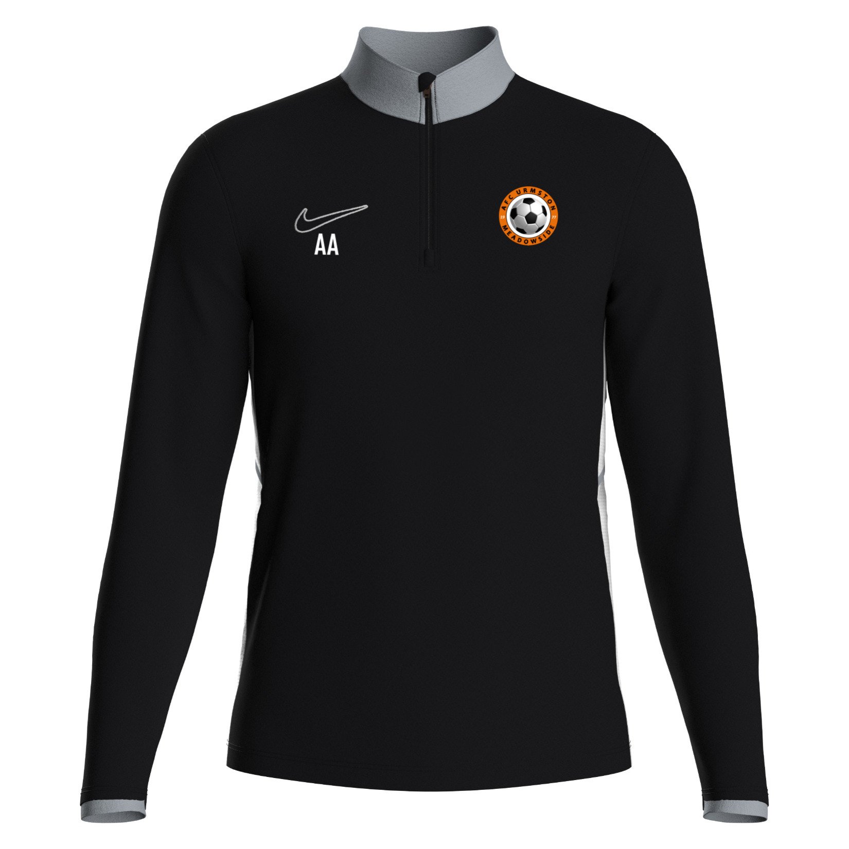 Nike Dri-FIT Academy 25 Drill Top - Black/White/White