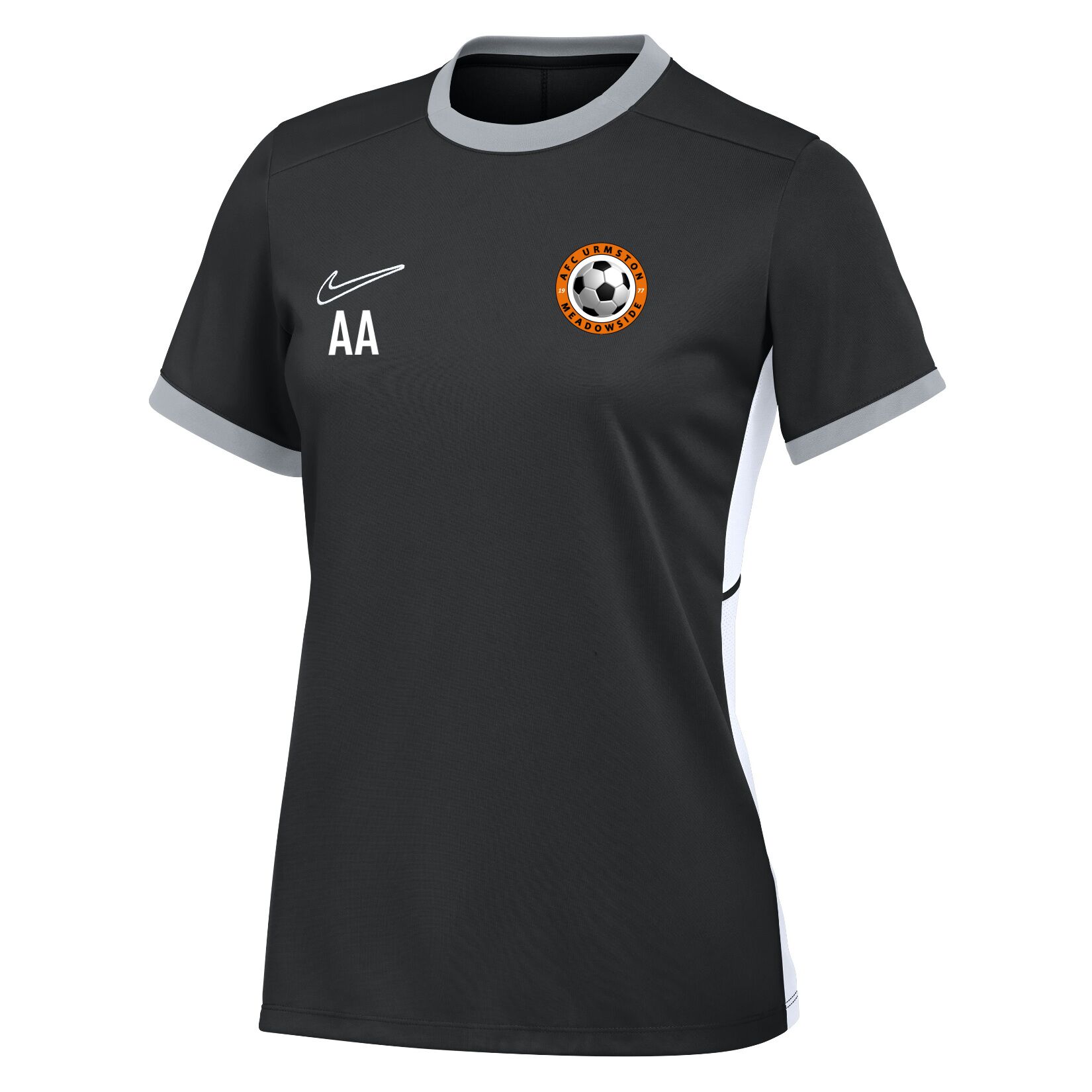 Nike Academy 25 Short-Sleeve Training Top (W) - Black/White/White