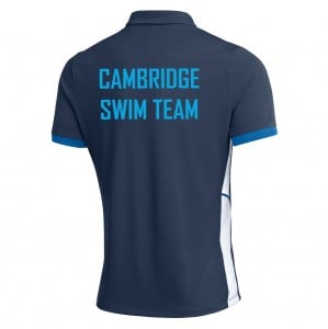 Nike Dri-FIT Academy 25 Polo - Obsidian/Royal Blue/White