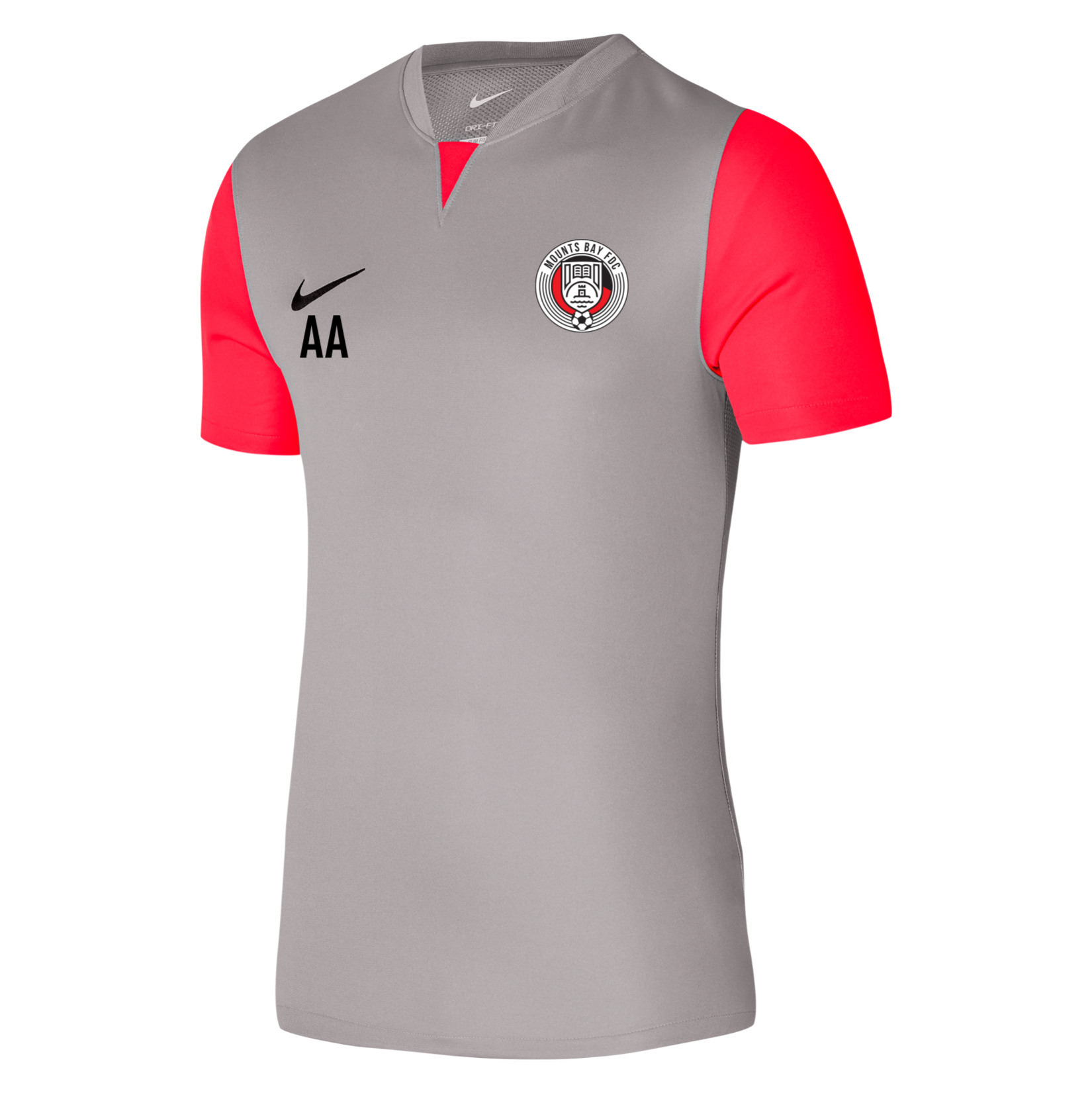 Nike Dri-FIT Trophy 5 Jersey - Pewter Grey/Bright Crimson/Black