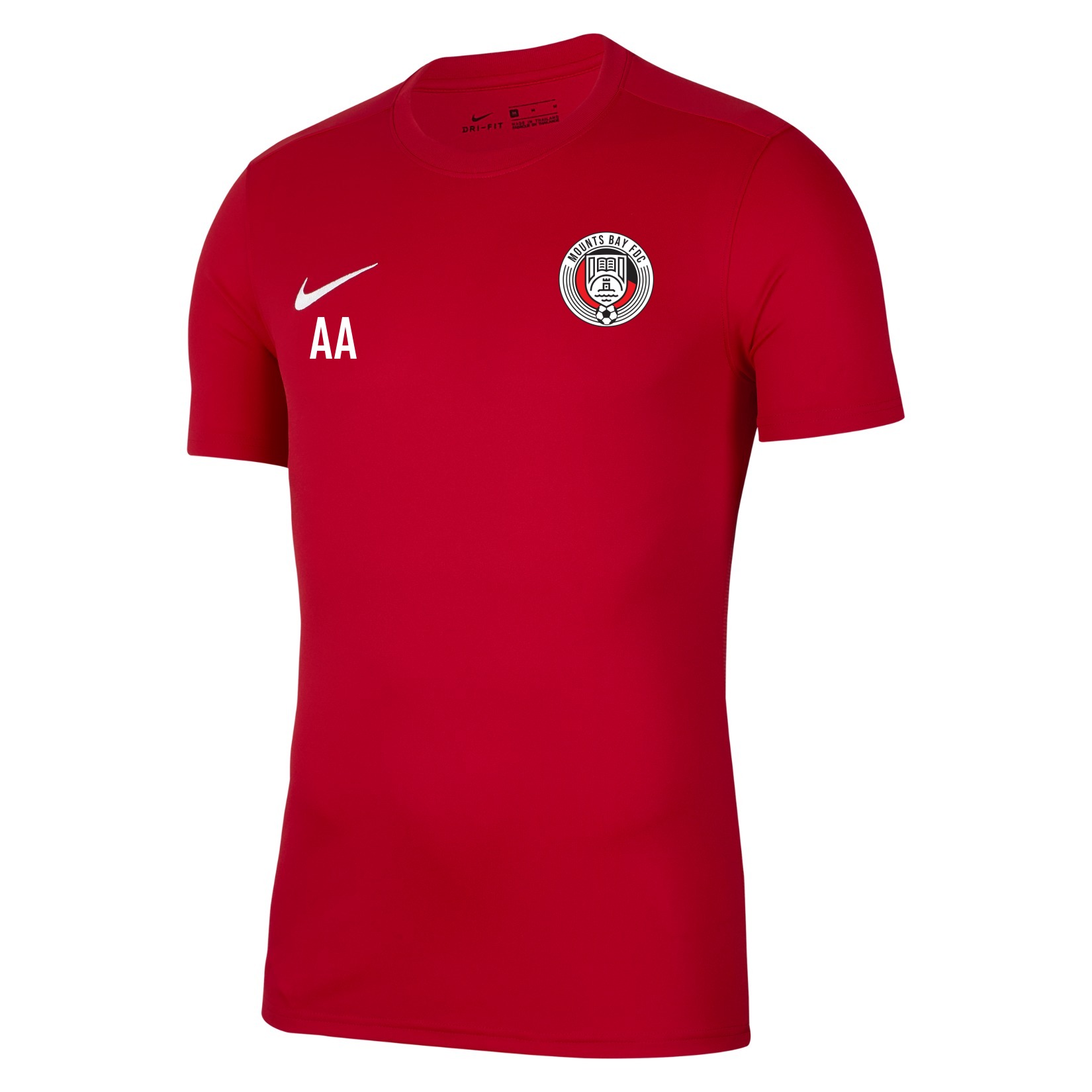 Nike Park VII Dri-FIT Short Sleeve Shirt - University Red/White