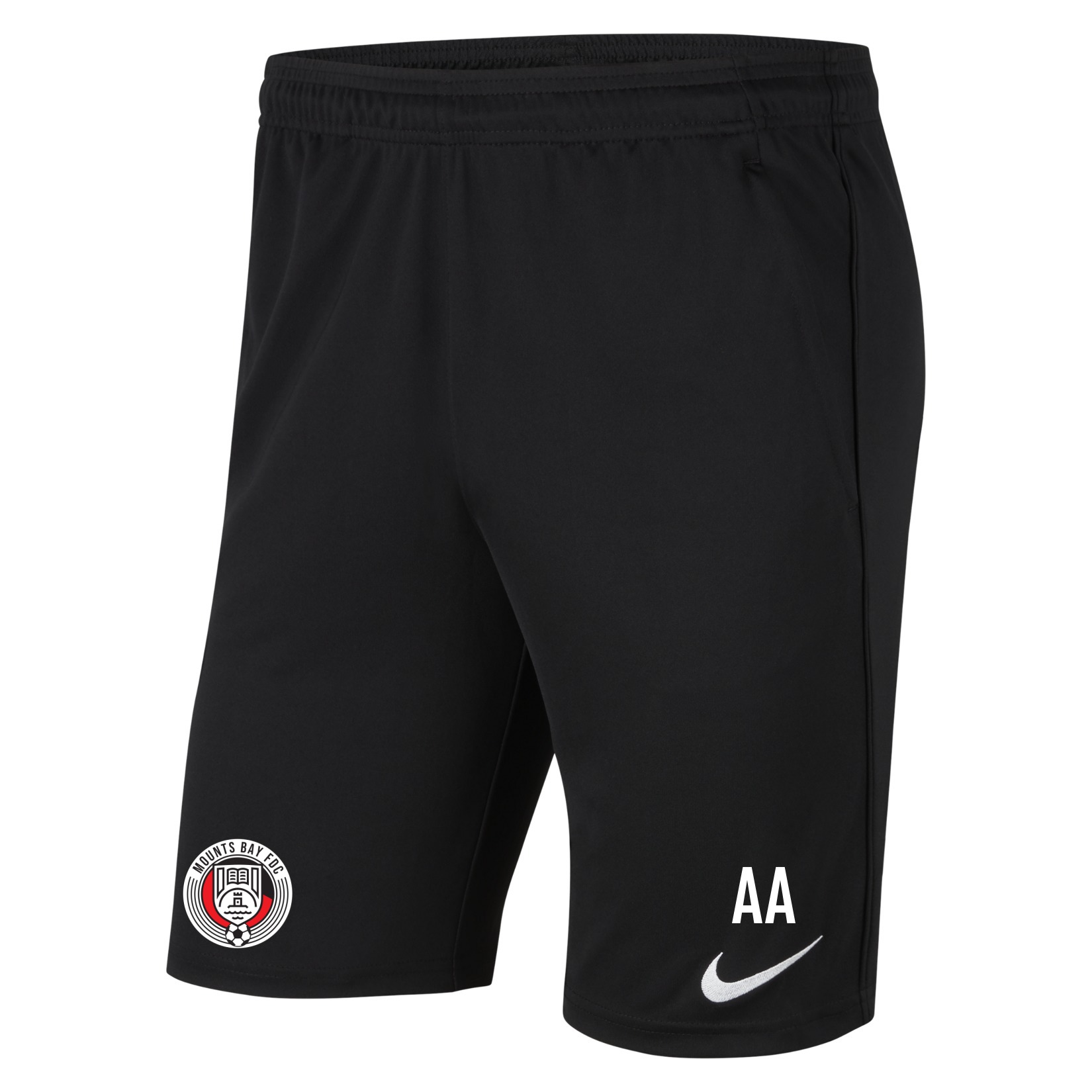 Nike Park 20 Pocketed Shorts (M) - Black/Black/White