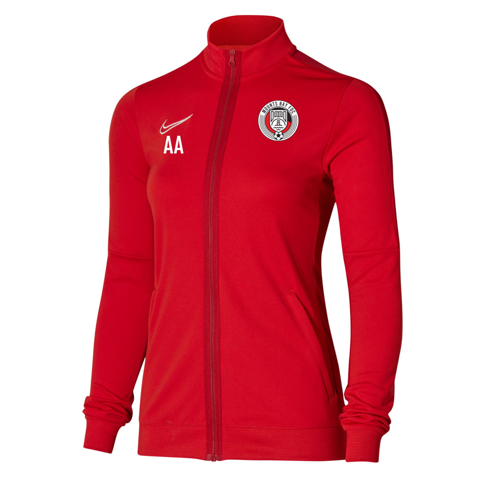 Nike Dri-Fit Academy 23 Knit Track Jacket (W) - University Red/Gym Red/White