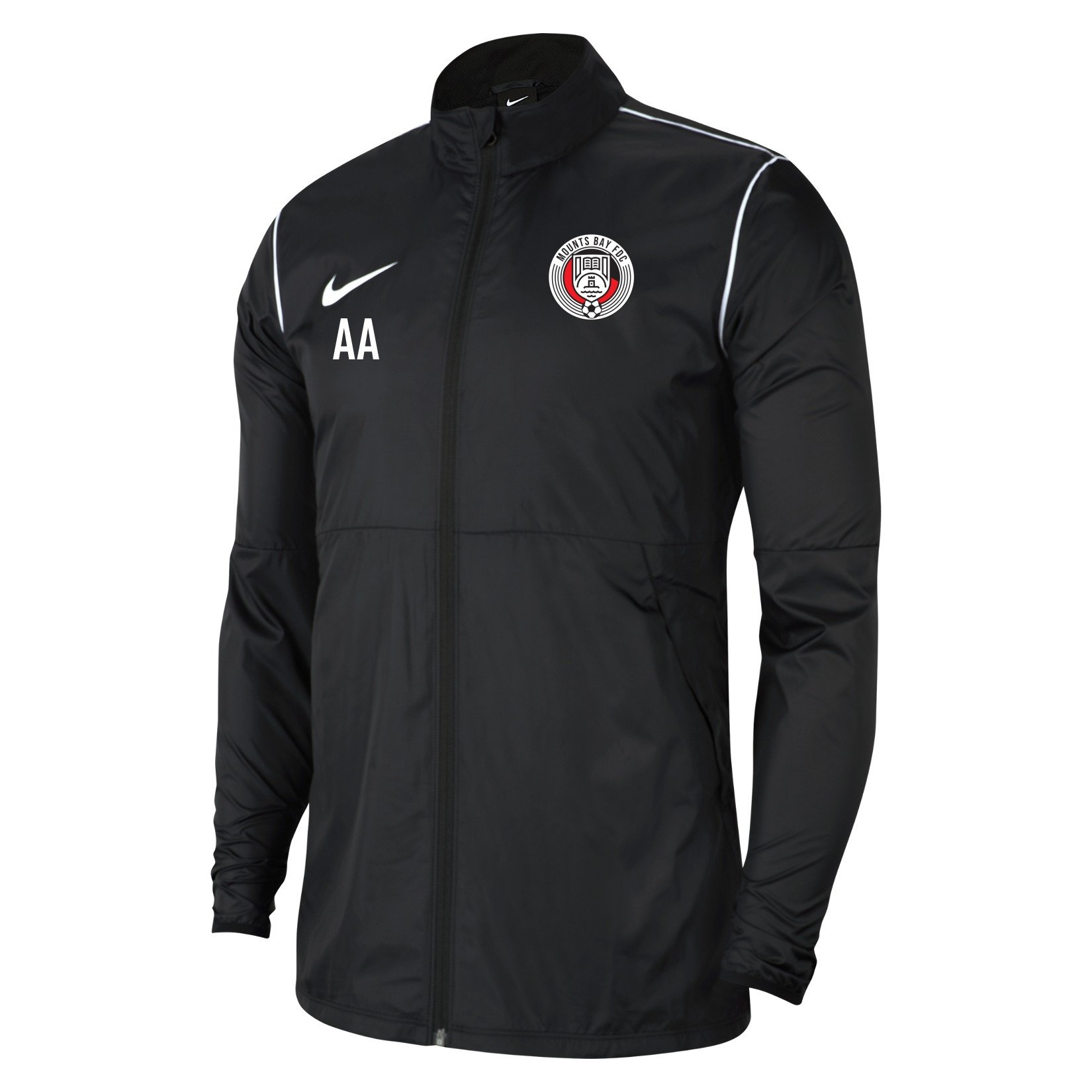 Nike Park 20 Repel Rain Jacket - Black/White/White