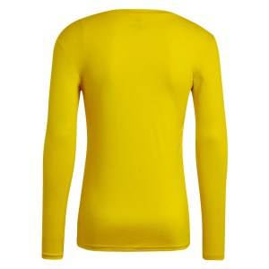 adidas Long Sleeve Baselayer Tee Team Yellow