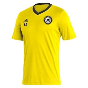 adidas Entrada 22 Short Sleeve Jersey Team Yellow-Black