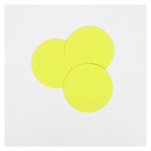 Flat Round Markers Yellow
