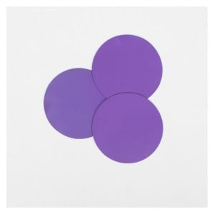Flat Round Markers Purple