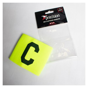 Precision Big C Captains Armband Yellow