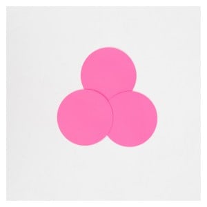 Flat Round Markers Pink