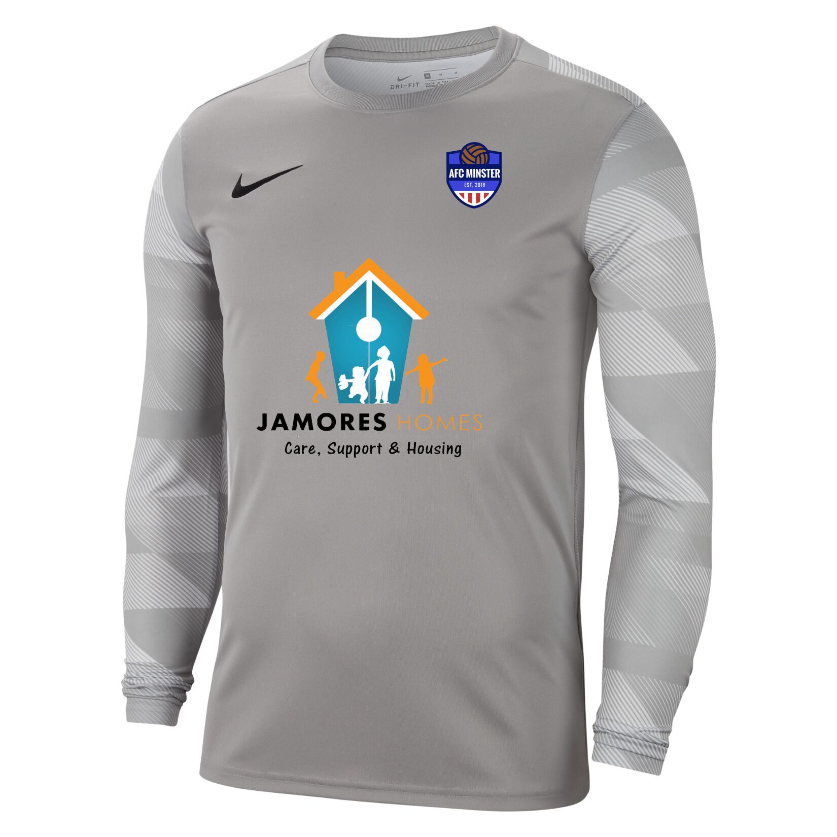 Nike Park IV Goalkeeper Dri-FIT Jersey - Pewter Grey/White/Black
