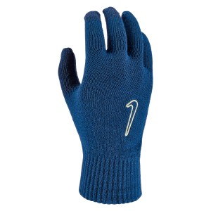 Nike Knitted Tech And Grip Gloves 2.0 Court Blue-Court Blue-Light Lemon Twist