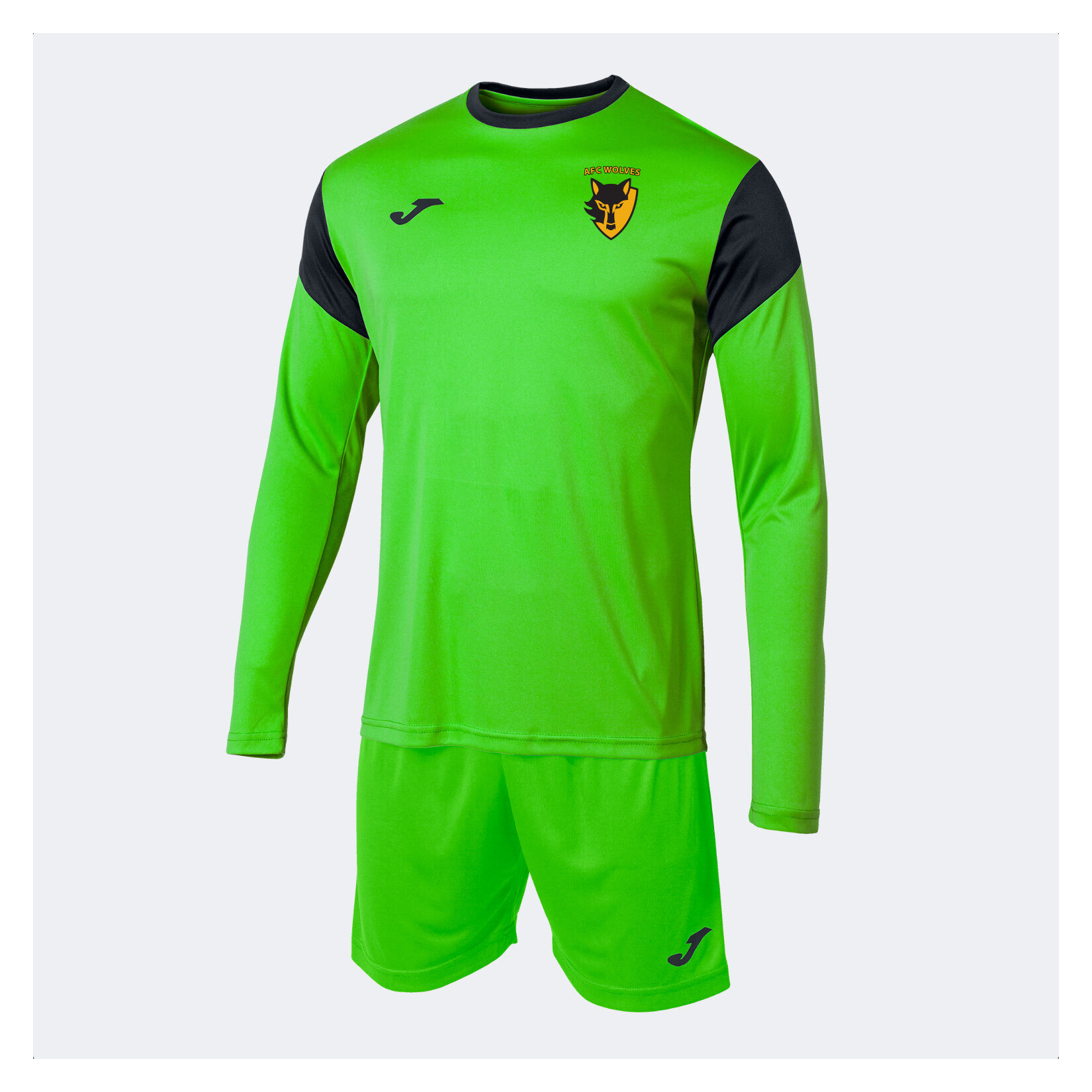 Joma Phoenix Goalkeeper Set - Shirts + Shorts - Fluo Green/Black