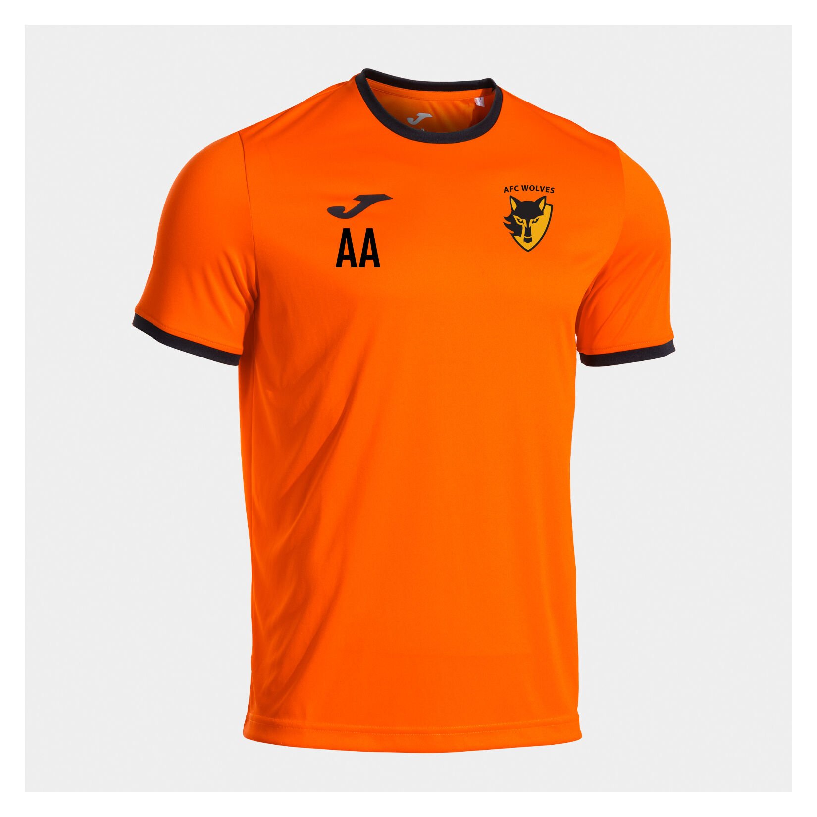 Joma Combi Premium Short-Sleeve T-Shirt - Orange/Black