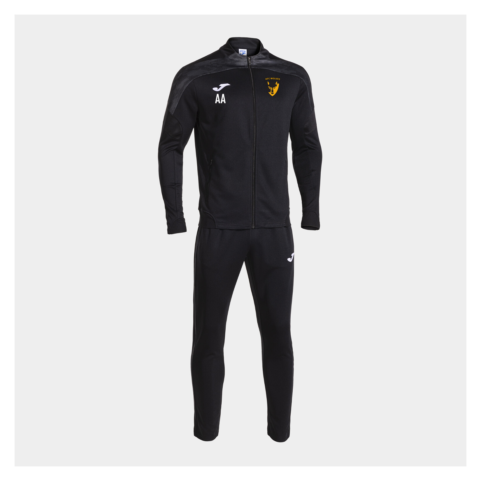 Joma Championship VIII Tracksuit - Black/Anthracite/White