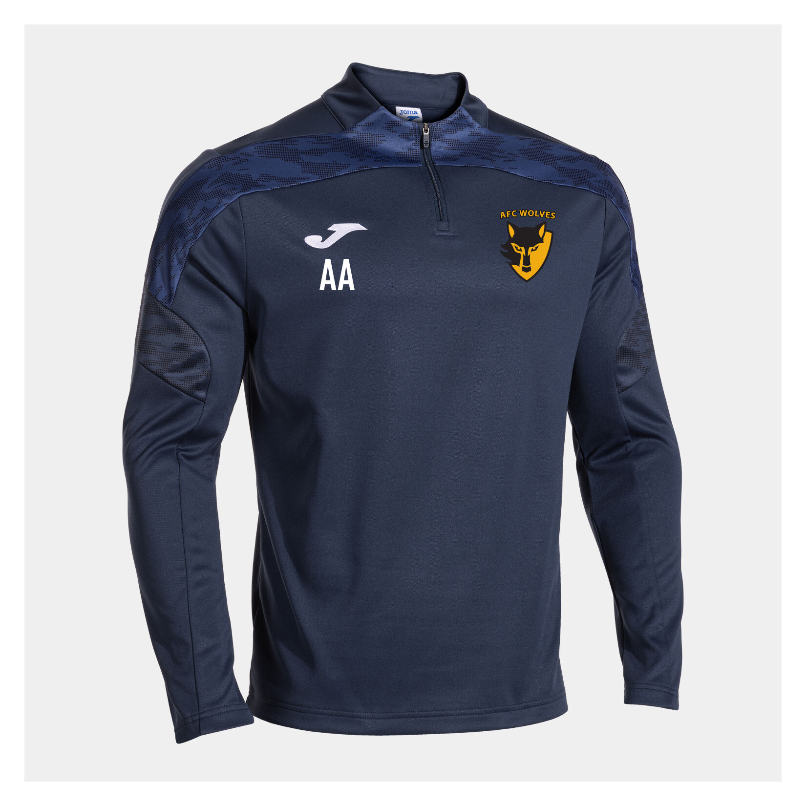 Joma Championship VIII 1/2 Zip Sweatshirt - Dark Navy/White