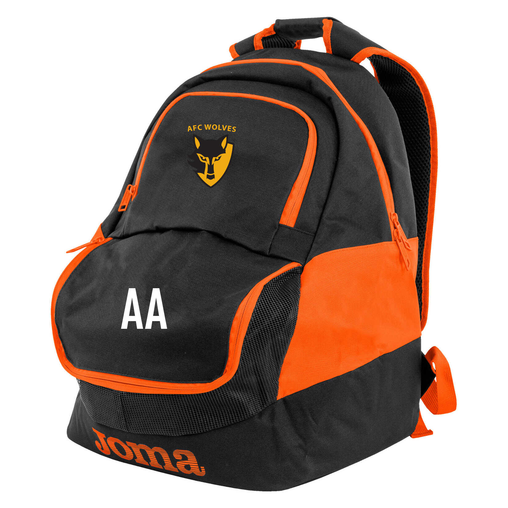Joma Diamond II Backpack - Black/Orange