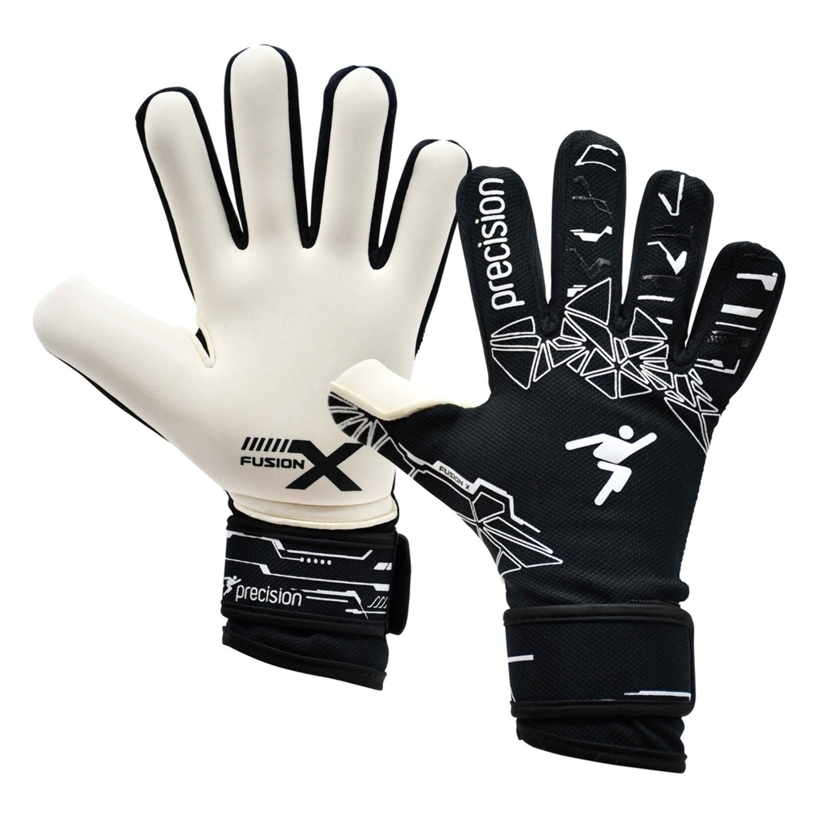 Precision Fusion X Pro Lite Giga GK Gloves - Black/White