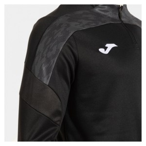 Joma Championship VIII 1/2 Zip Sweatshirt - Black/Anthracite/White