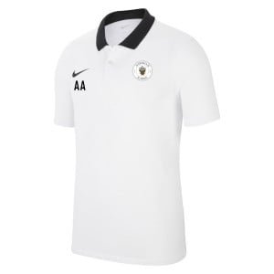 Nike Dri-FIT Park Poly Cotton Polo (M) White-Black-Black
