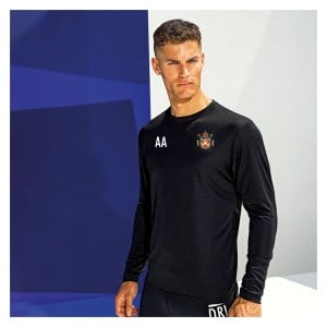 Ralawise Mens Long Sleeve Performance T-Shirt - Black