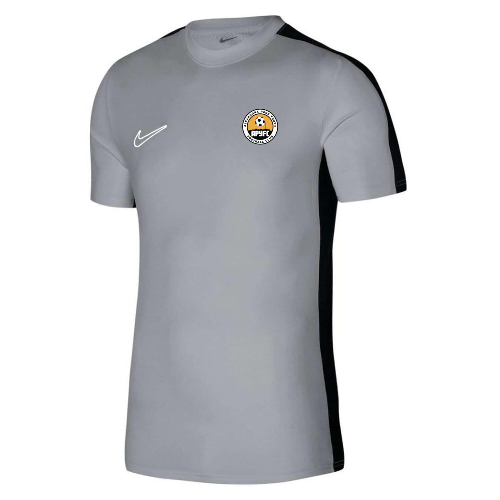 Nike Academy 23 Short Sleeve Training Top - Wolf Grey/Black/White