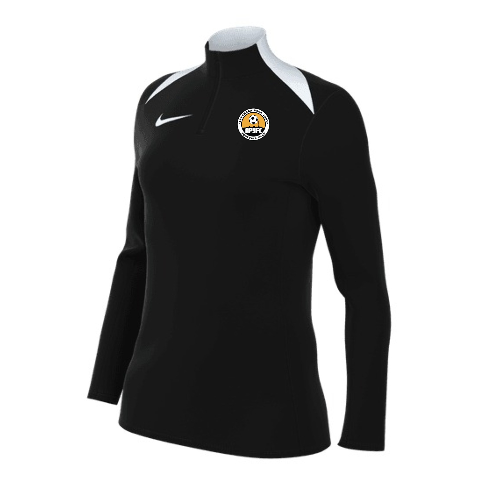 Nike Academy Pro 24 Womens Dri-FIT Drill Top (W) - Black/Black/White/White