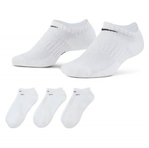 Nike Everyday Cushioned Training No-Show Socks (3 Pairs) White-Black