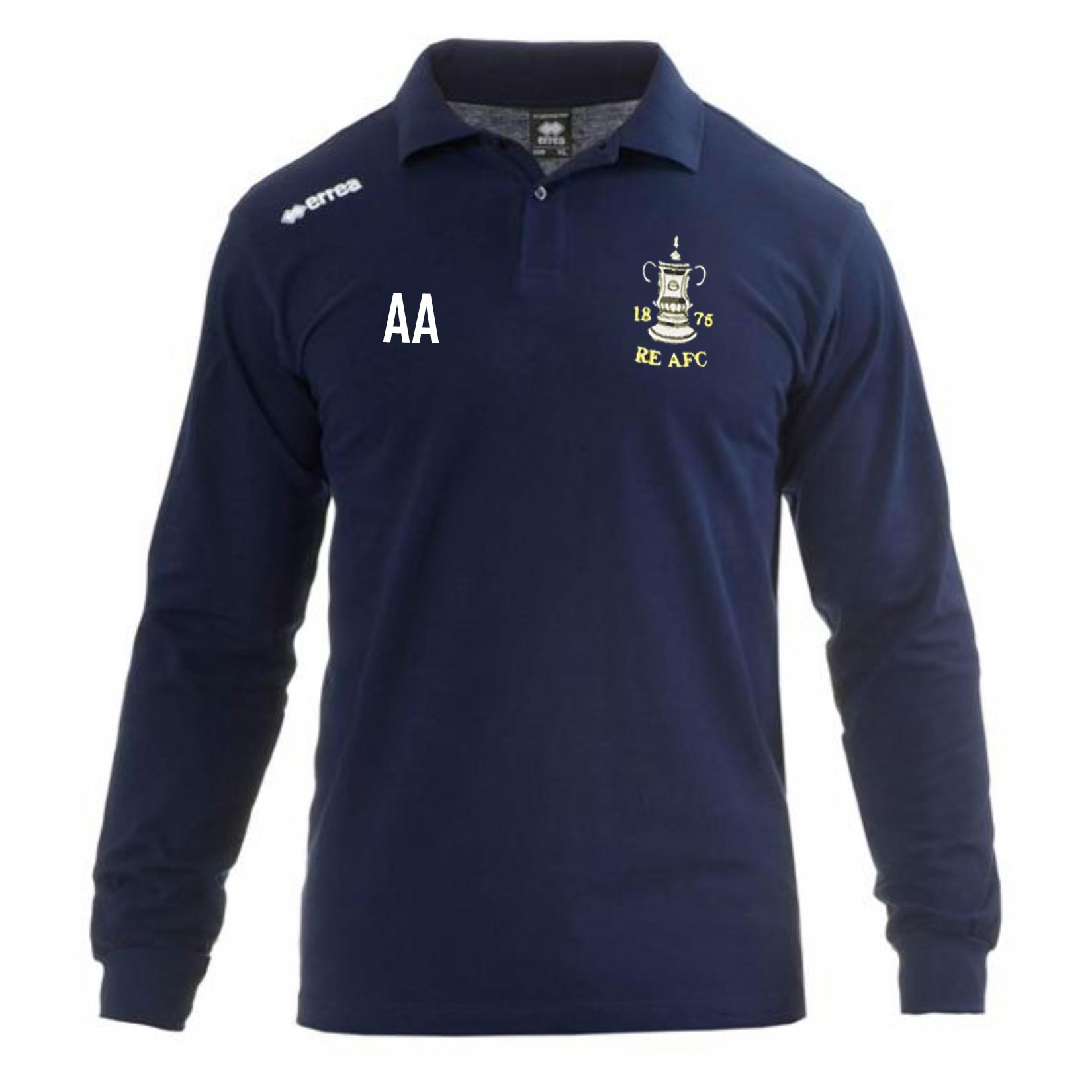 Errea TEAM COLOURS LONG SLEEVE POLO SHIRT